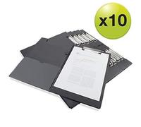 (TG. A4) Rapesco cartella portablocchi, A4/A4+/protocollo (nero) - NUOVO