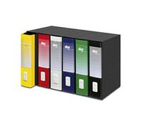 (TG. A4) Rexel D26204 Dox 2 Registratore a Leva Formato Protocollo, Blu, Confezi