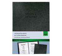 (TG. A4) Sigel SM111 Menu-Cartellina formato A4 con elastico, in plastica, color