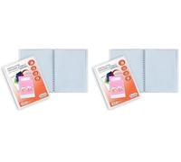 (TG. A5 (Confezione da 2)) Favorit Portalistino Personalizzabile 30 Buste Lisce,