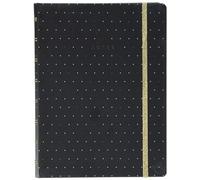 (TG. A5) Filofax Moonlight A5 Ricaricabile Taccuino, Nero - NUOVO