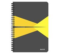 (TG. A5) LEITZ OFFICE Blocco in cartoncino - F.to A5 - Quadretti - Giallo - 4458
