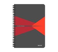 (TG. A5) LEITZ OFFICE Blocco in cartoncino - F.to A5 - Righe - Rosso - 44590025