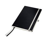 (TG. A5) LEITZ STYLE Taccuino copertina morbida - Fogli A5 Righe - Nero satin -