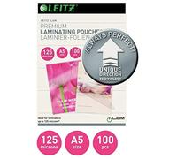 (TG. A5) Leitz UDT Buste Pouch per la Plastificazione Ermetica, Formato A5, 2 x