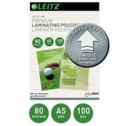 (TG. A5) Leitz UDT Buste Pouch per la Plastificazione Ermetica, Formato A5, 2 x