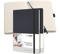 (TG. A5) SIGEL CO320 Taccuino premium con quadretti, A5, copertina flessibile, n