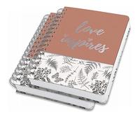 (TG. A5) SIGEL JN605 Blocco spiralato Jolie, copertina rigida, 240 pagine a punt