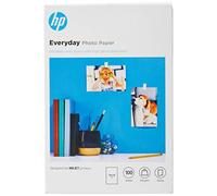 (TG. A6) HP Everyday Glossy Photo Paper CR757A, Confezione da 100 Fogli di Carta