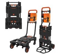 (TG. Abmessungen: 78 x 45 x 92 cm) BLACK+DECKER Carrello a piattaforma, 2 in 1,