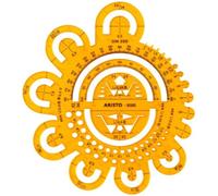 (TG. Abrundungsschablone) Aristo AR5020 - Maschera geometrica per angoli/simboli
