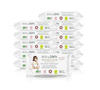 (TG. Aloe vera (672 unit )) Eco by Naty, Salviettine leggermente profumate con A