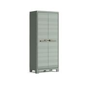 (TG. Alto) Keter Armadio 4 Ripiani Regolabili Realizzato in Resina Planet Outdoo