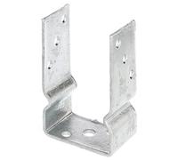 (TG. Ampiezza: 91 mm) GAH-Alberts 217624, Staffa porta palo ad I, da avvitare, a