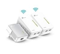 (TG. AV600 + 300 Mbps WiFi (3 Pezzi)) TP-Link TL-WPA4220T Kit Powerline WiFi, AV