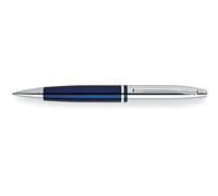 (TG. Ballpoint Pen) Calais Chrome/Blue Ballpoint Pen - NUOVO