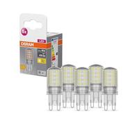 (TG. Base G9) OSRAM Lampadina LED Star PIN per base G9, vetro trasparente, bianc
