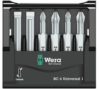 (TG. Bit-Check 6) Wera 05073635001 Assortimento di Punte, Bit-Check 6 Universal