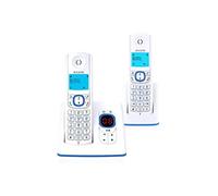 (TG. Blu) Alcatel F530 Telefono DECT Identificatore di chiamata Blu, Bianco - NU
