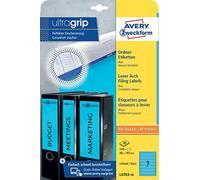 (TG. Blu) Avery Zweckform L4763 - Etichette per raccoglitori, formato A4, 192 x