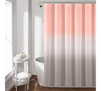 (TG. Blush and Gray) Lush Decor Tenda da doccia con motivo floreale, colore: far
