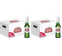 (TG. Bottiglia, 24 x 330 ml (Confezione da 2)) Stella Artois Birra, Bottiglia -