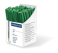 Penna a sfera Staedtler Stick 430 con cappuccio - Punta 035 mm - Inchiostro indelebile - Colore verde