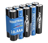 (TG. Box of 10) Ansmann 1501-0010, 3000 mAh 1,5 V, AAA, Micro, batteria al litio