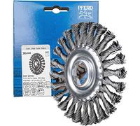 (TG. Bürsten-ø 125 mm) PFERD Spazzola Rotonda 125 x 12 mm, Filo di Acciaio 0,5