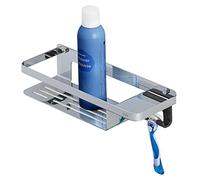 (TG. BxHxT: 32 x 7,2 x 10,6 cm) Tiger Caddy Cestello Doccia con Gancio, Cromato,