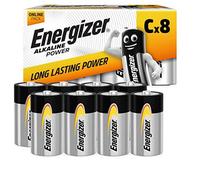 (TG. C (Pacco da 8)) Energizer Alkaline Power - Batterie C (pacco da 8) - 1,5V A