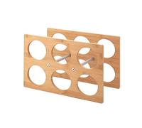 (TG. ca. 35 x 24 x 17,5 cm) axentia Portabottiglie, Acciaio Inossidabile, Colore