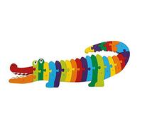 (TG. ca. 56 x 20 x 1.5 cm) small foot company 3425 - Puzzle Coccodrillo ABC - NU