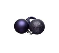 (TG. ca. 6 cm) Heitmann Deco - Set di 18 palline per albero di Natale, colore li