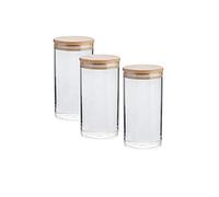 (TG. Capacit : ca. 1,3 l) axentia Set barattoli, Transparente, capacit : ca. 1,3