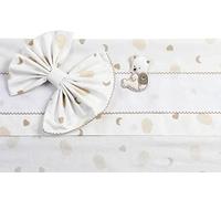 (TG. Carrozzina) Filet - Set Lenzuolino per Carrozzina 3 Pezzi in Fantasia Torto