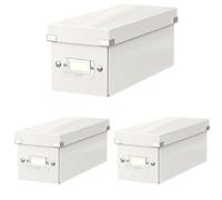 (TG. CD (Confezione da 3)) Leitz Click & Store WOW Scatola Archivio CD, per Arch