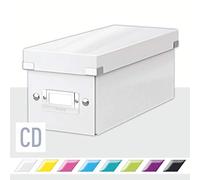 (TG. CD) LEITZ CLICK & STORE contenitore per CD - Bianco metallizzato - 60410001