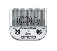 (TG. Ceramic Size 000) ANDIS Ceramic Edge One Set Blade Size 000 (1/50 inch/0.5