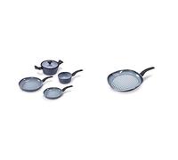 (TG. cm) Moneta Aria Finegres Batteria 5 Pezzi, Alluminio, Grigio & Aria Finegre