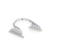 (TG. Compact) Thermaltake Cavo riser PCIe 4.0 con connettori a 90°; bianco; tra