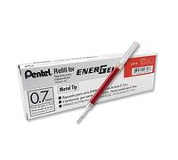 (TG. conf. 12 pezzi) Pentel LR7 ricarica roller EnerGel 0,7 mm, 12 pezzi rosso -