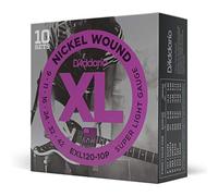 (TG. Confezione da 10) D'Addario EXL120-10P Set di Corde Rivestite in Nickel per