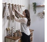 (TG. Confezione da 10) Penguin Home® Set di 10 Strofinacci in 100% Cotone, Desi