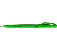 (TG. Confezione da 10 pezzi) Pentel SES15C Brush Sign Pen pennarello punta fibra