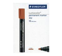 (TG. Confezione da 10) STAEDTLER Lumocolor permanent marker, pennarello indelebi