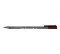 (TG. Confezione da 10) STAEDTLER penne marroni Triplus fineliner, punta fine rin