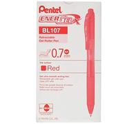 (TG. confezione da 12) Pentel BL107 Energel X scatto 0,7 mm Rosso 12 pezzi - NUO