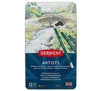 (TG. Confezione da 12 pezzi) Derwent Artists Matite Colorate in Scatola di Metal