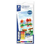 (TG. Confezione da 12) Staedtler 8880 C12 Karat Watercolour Paint Tube - multi